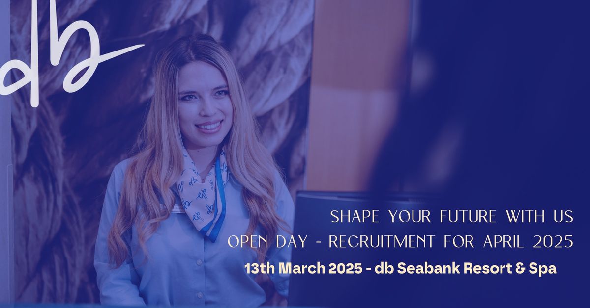 db Hotels & Resorts - Recruitment for April 2025