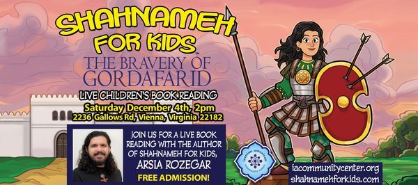 Shahnameh For Kids Live Book Reading - The Bravery of Gordafarid