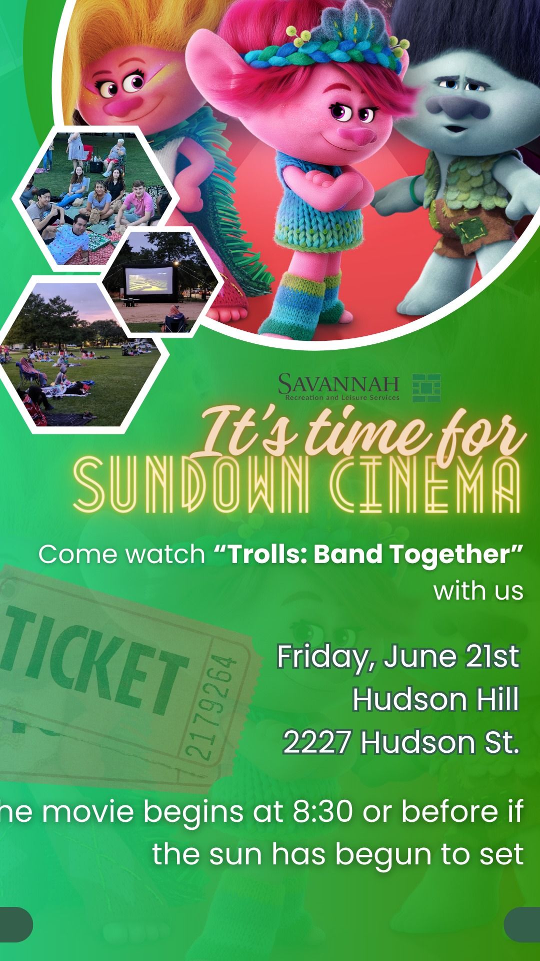 Sundown Cinema - "Trolls: Band Together"