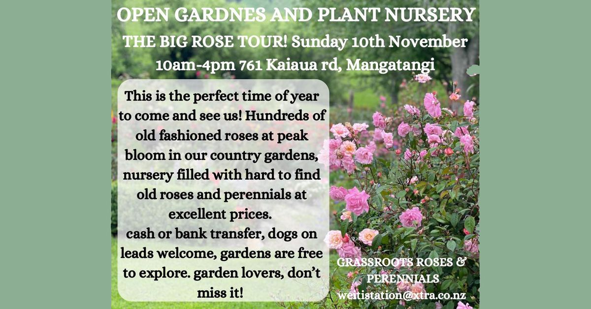 Country Gardens & Plant Nursery \ud83c\udf39 The Big Rose Tour