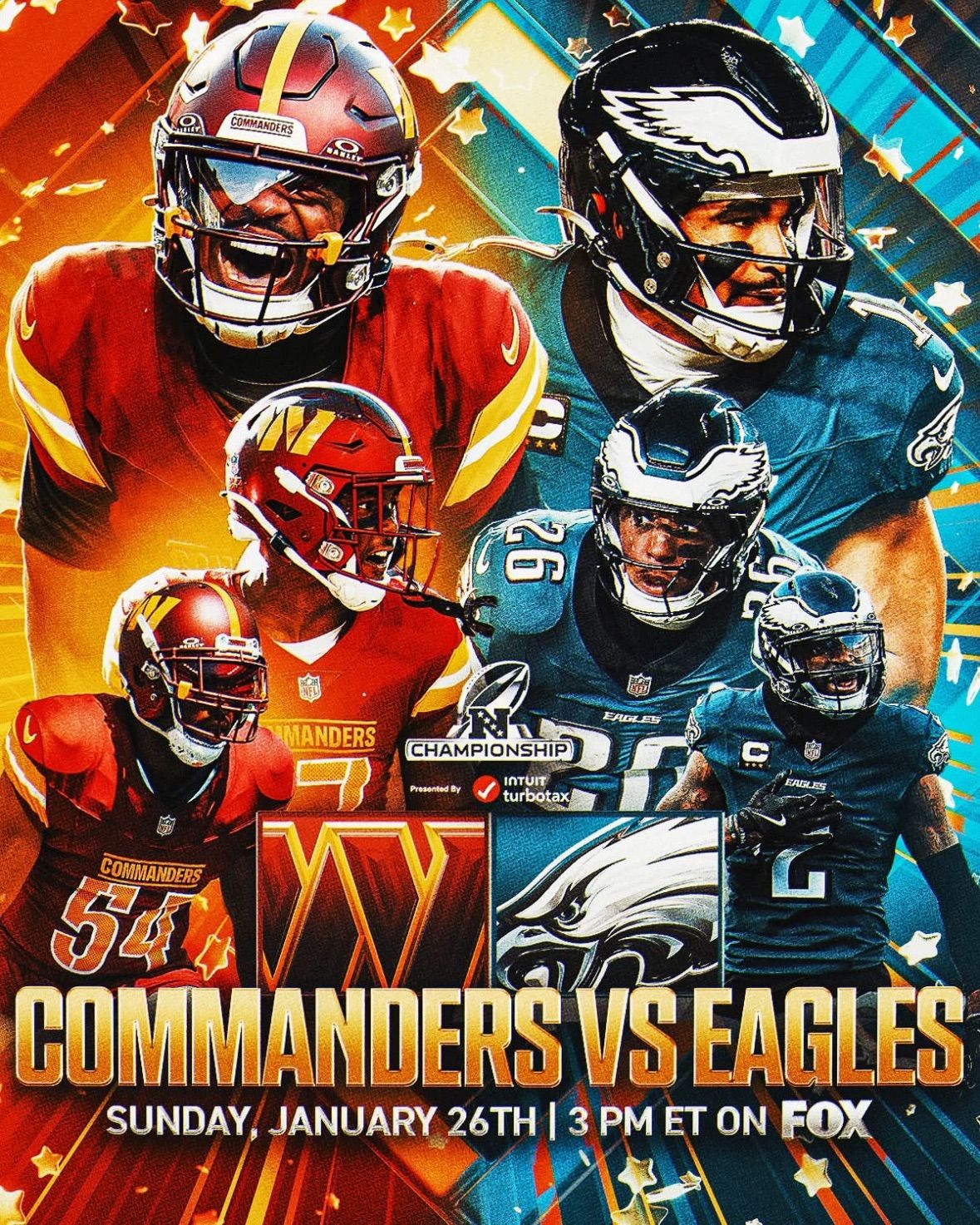 Commanders vs Eagles Watch Party