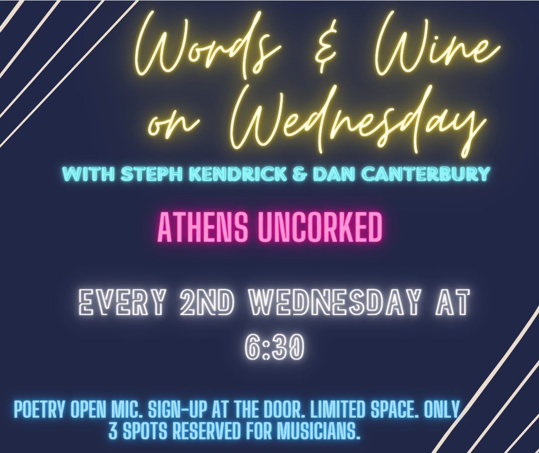 Words & Wine on Wednesday