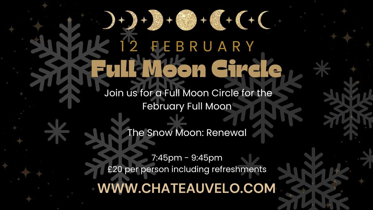 February Snow Full Moon Wellness and Connection Circle