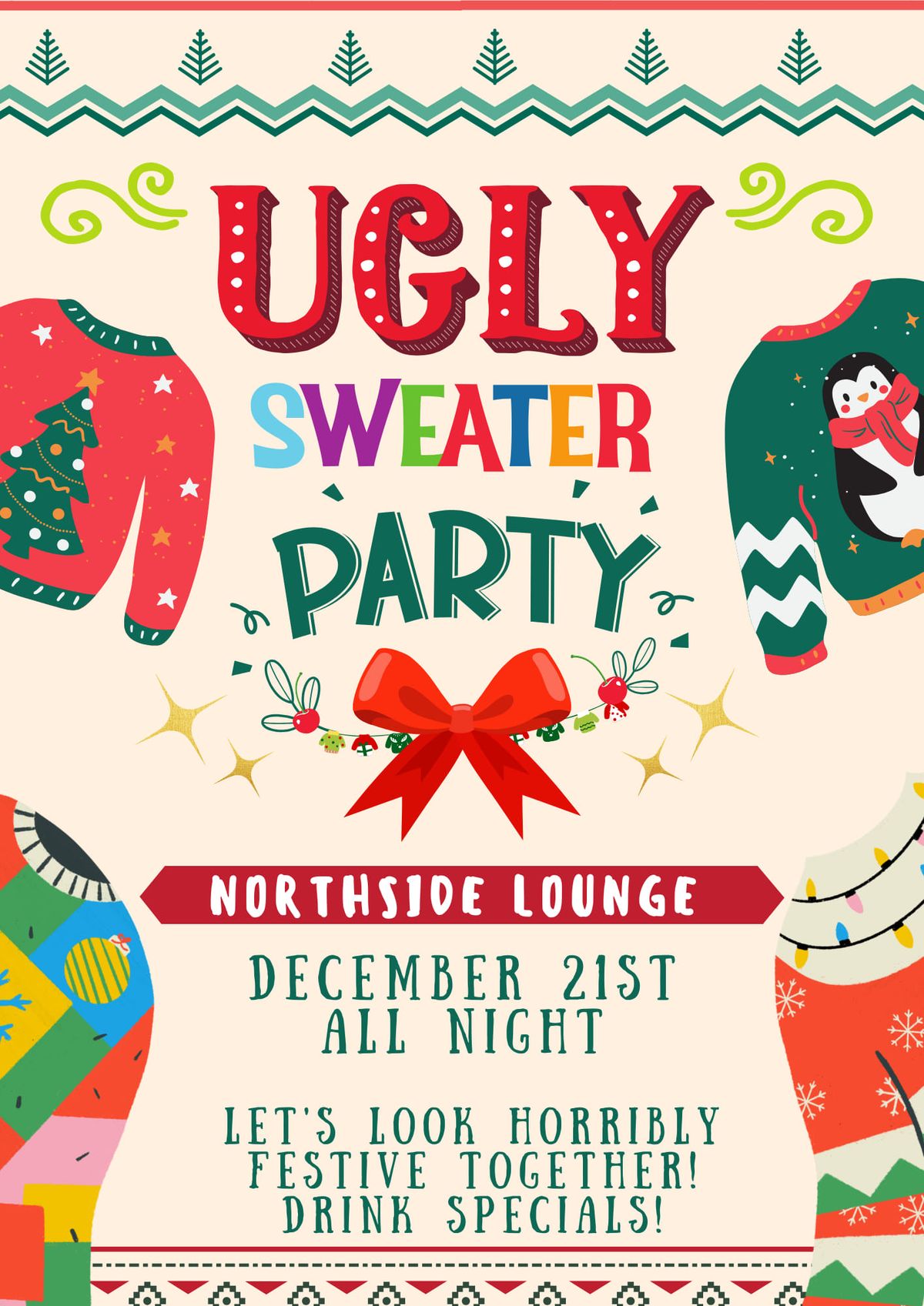 Ugly Sweater Night at Northside Lounge 