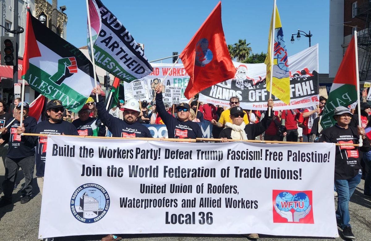 Join Roofers Local 36 in the MLK Parade! Death to white supremacy!  United Front Against Fascism!