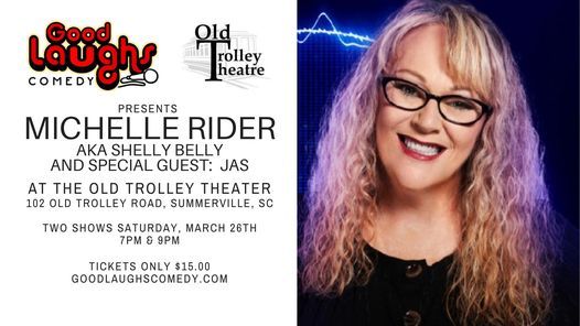 Michelle Rider, aka Shelly Belly, and Jas at Old Trolley Theatre in Summerville