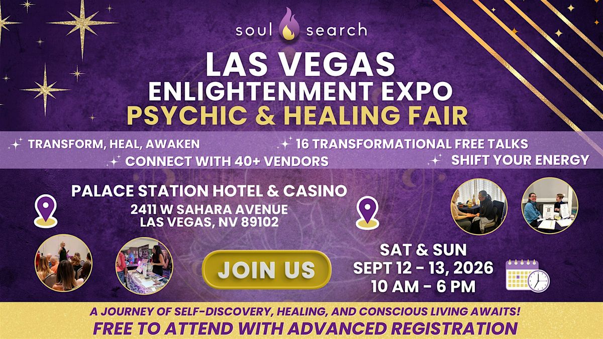 SoulSearch Las Vegas Enlightenment Expo Psychic and Healing Fair