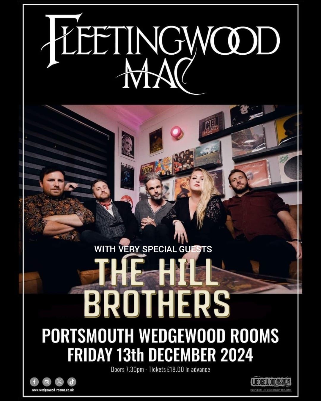 The Hill Brothers Supporting Fleetingwood Mac @ The Wedgewood Rooms 