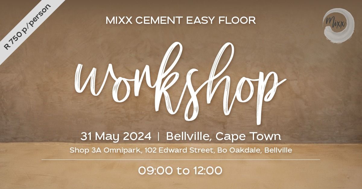 Mixx Cement Easy floor workshop