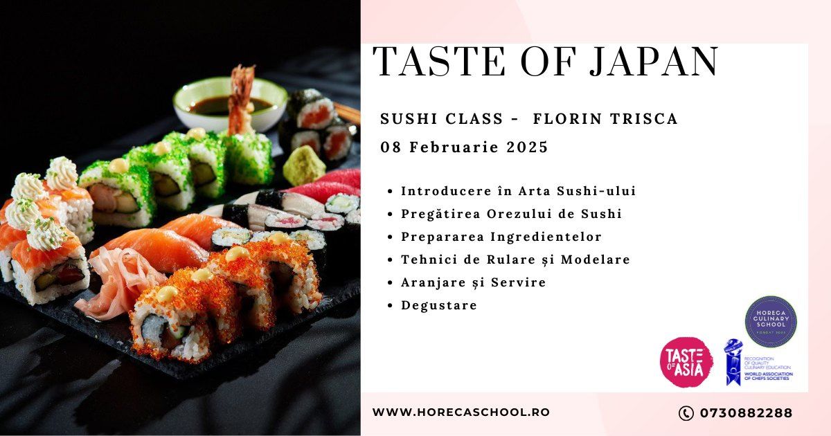 TASTE OF JAPAN \u2013 SUSHI CLASS