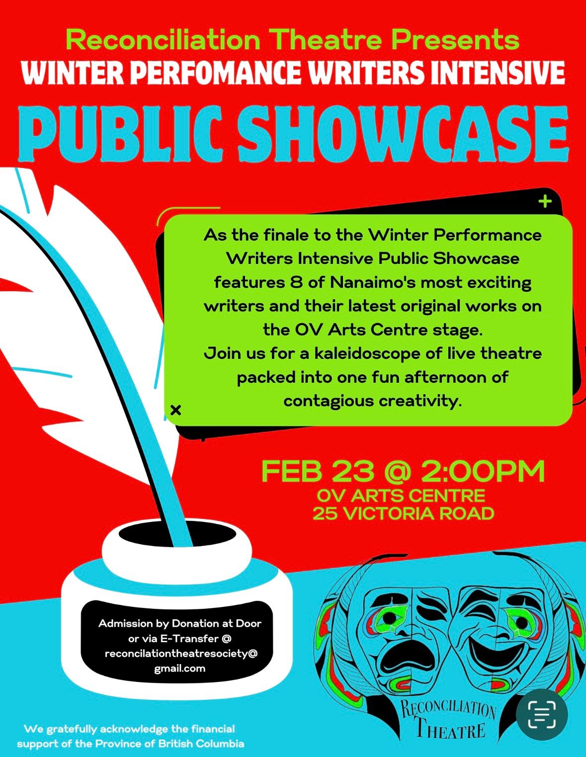 Winter Performance Writers Intensive Public Showcase