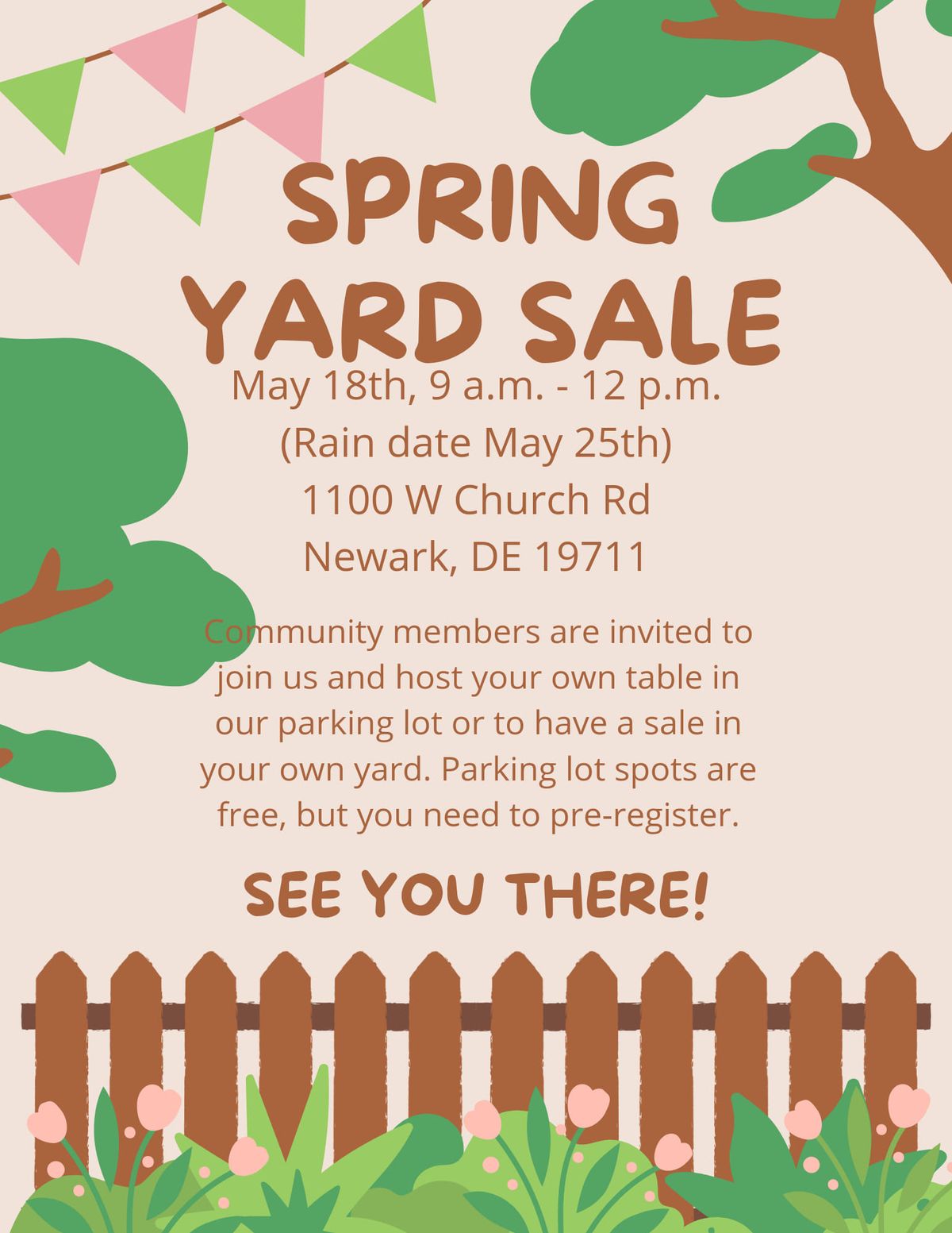 Spring Yard Sale 