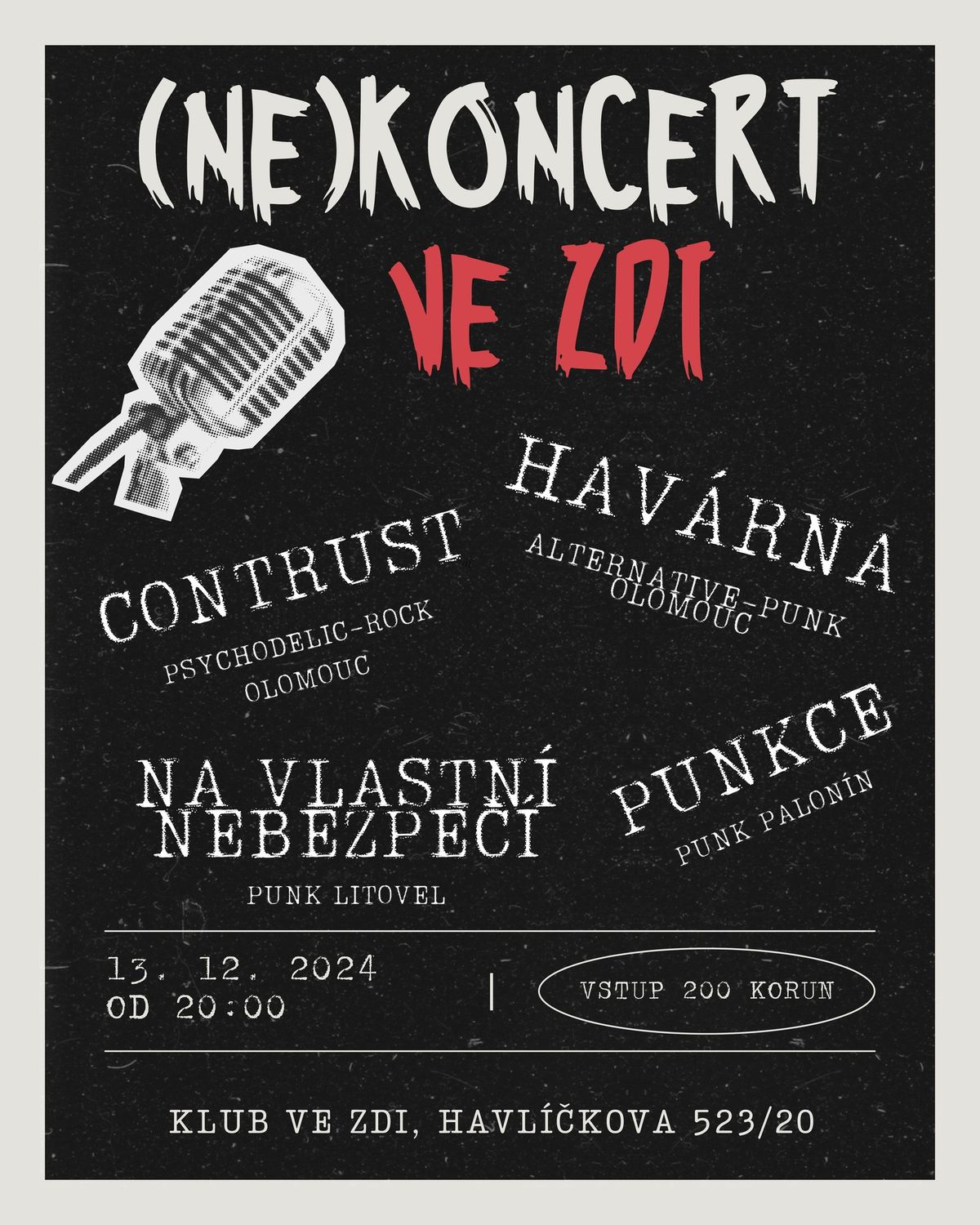 (NE) koncert Ve Zdi