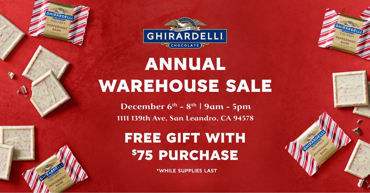 Ghirardelli Annual Warehouse Sale