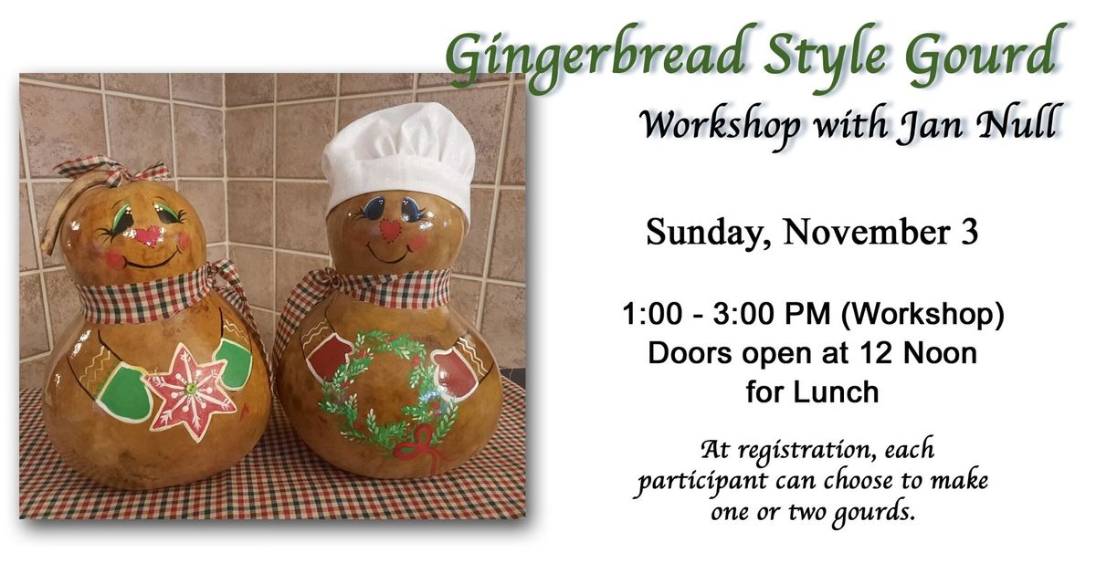 Gingerbread Gourd Workshop