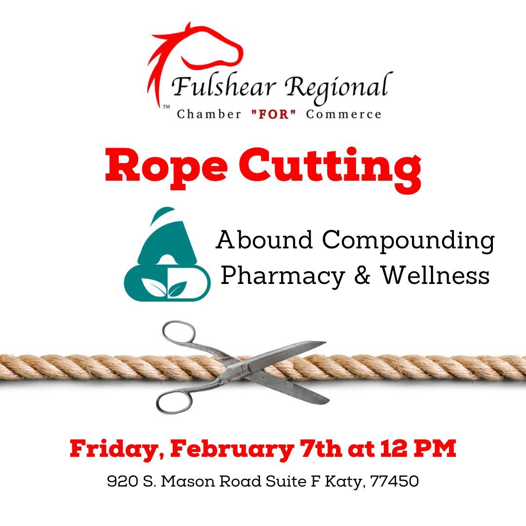 Rope Cutting for Abound Compounding Pharmacy and Wellness