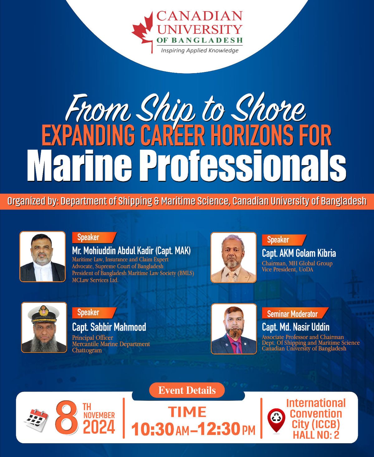 From Ship to Shore \u2013 Expanding Career Horizons for Marine Professionals