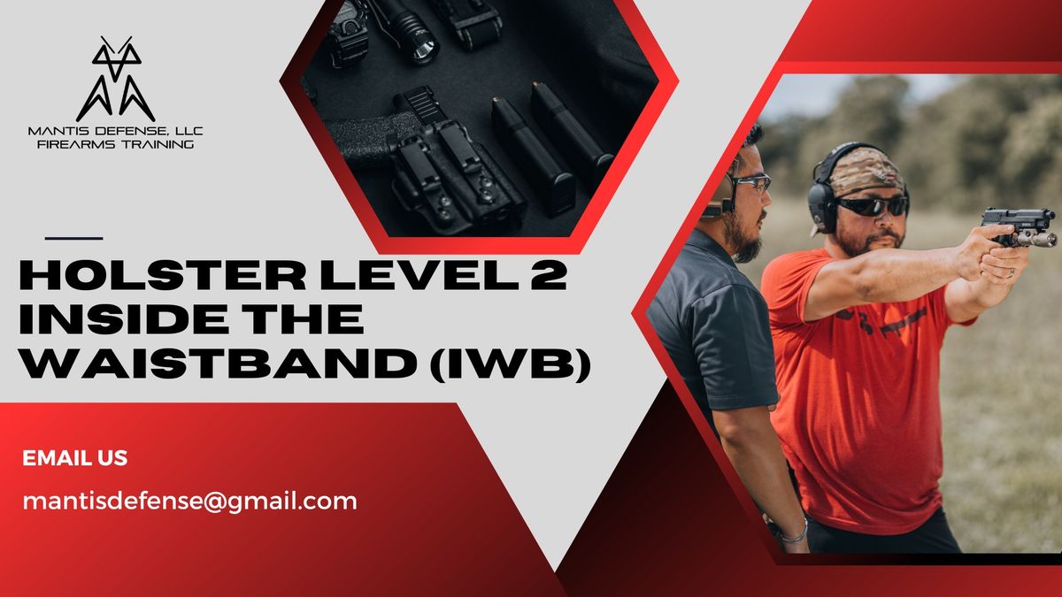 Holster Draw Level 2 (IWB) March 22nd, Saturday