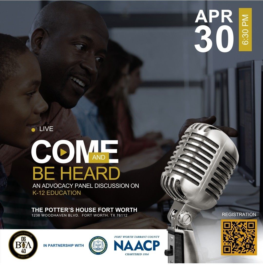Come Be Heard: An Advocacy Panel Discussion on K-12 Education