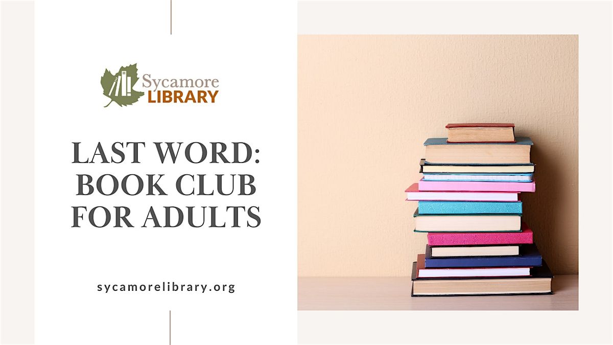 Last Word: Book Club for Adults