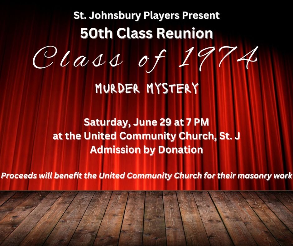 Murder at the Reunion - Murder Mystery Fundraiser to Benefit the United Community Church