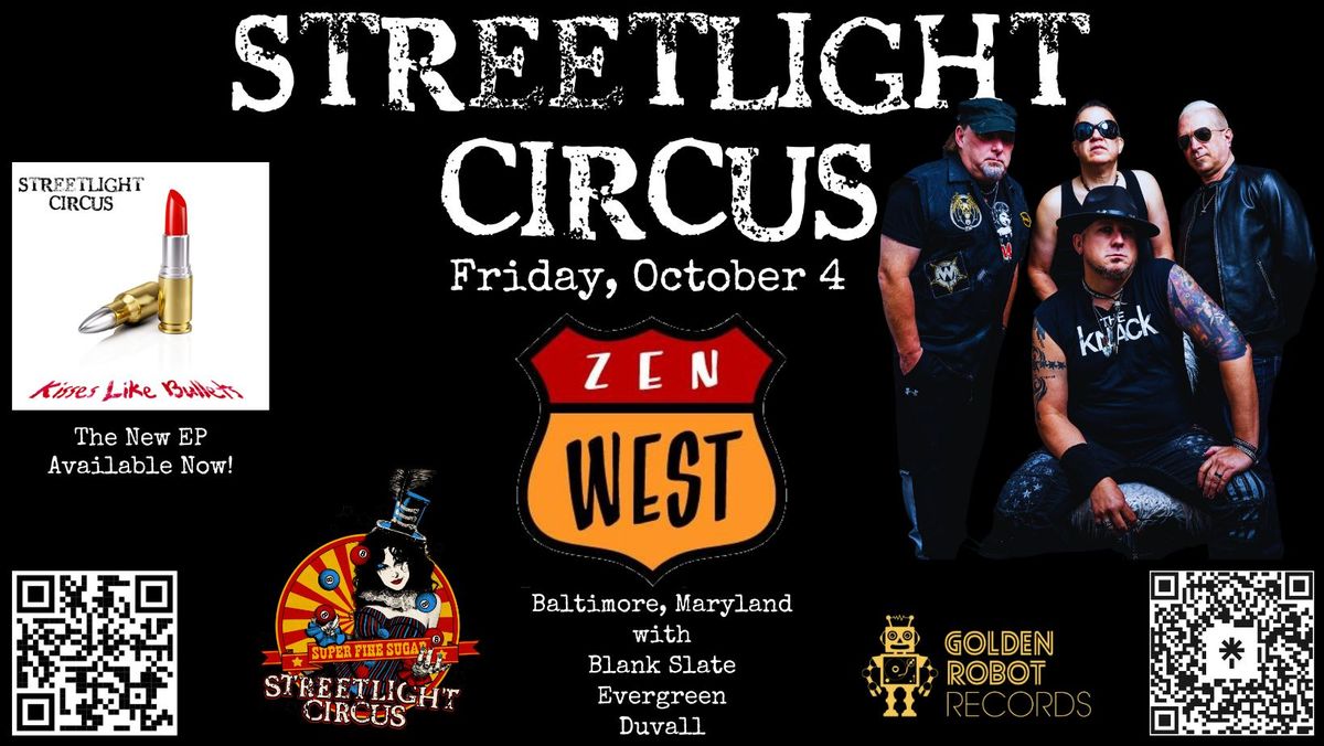 STREETLIGHT CIRCUS returns to Baltimore!