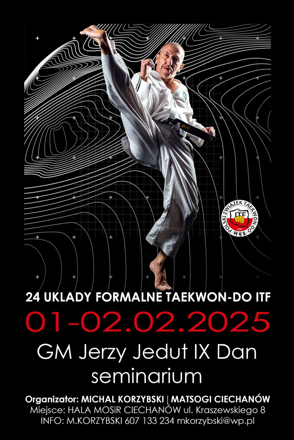 24 uk\u0142ady TKD z Grand Master Jurek Jedut