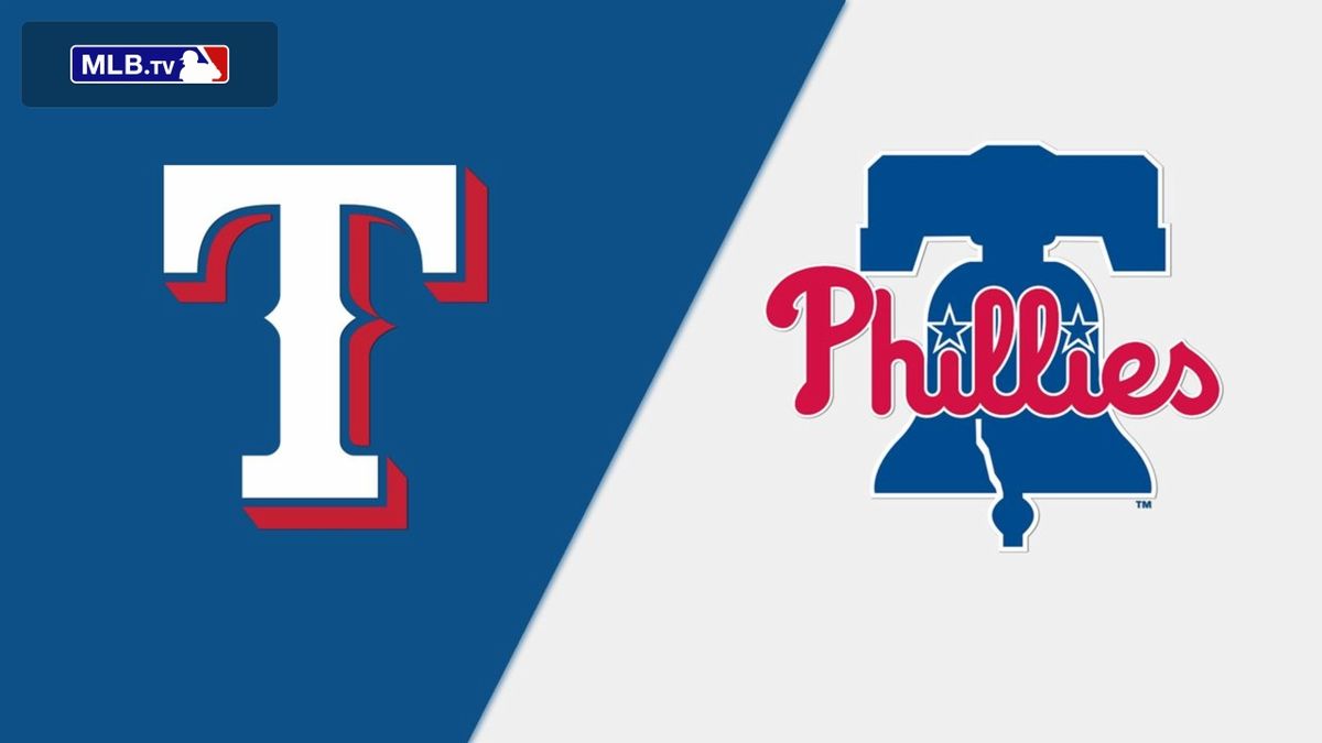 Texas Rangers at Philadelphia Phillies - Opening Day