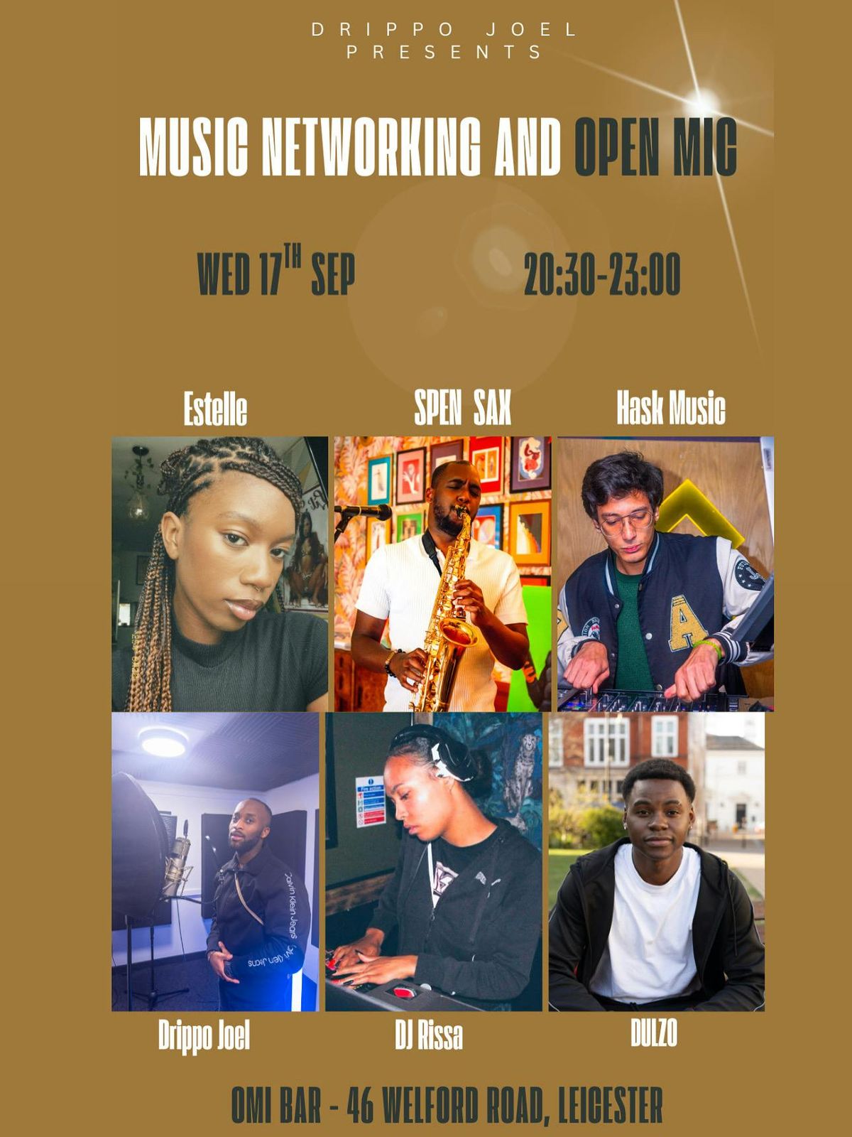 Music Networking &amp; Open Mic Night - Hosted by Drippo Joel
