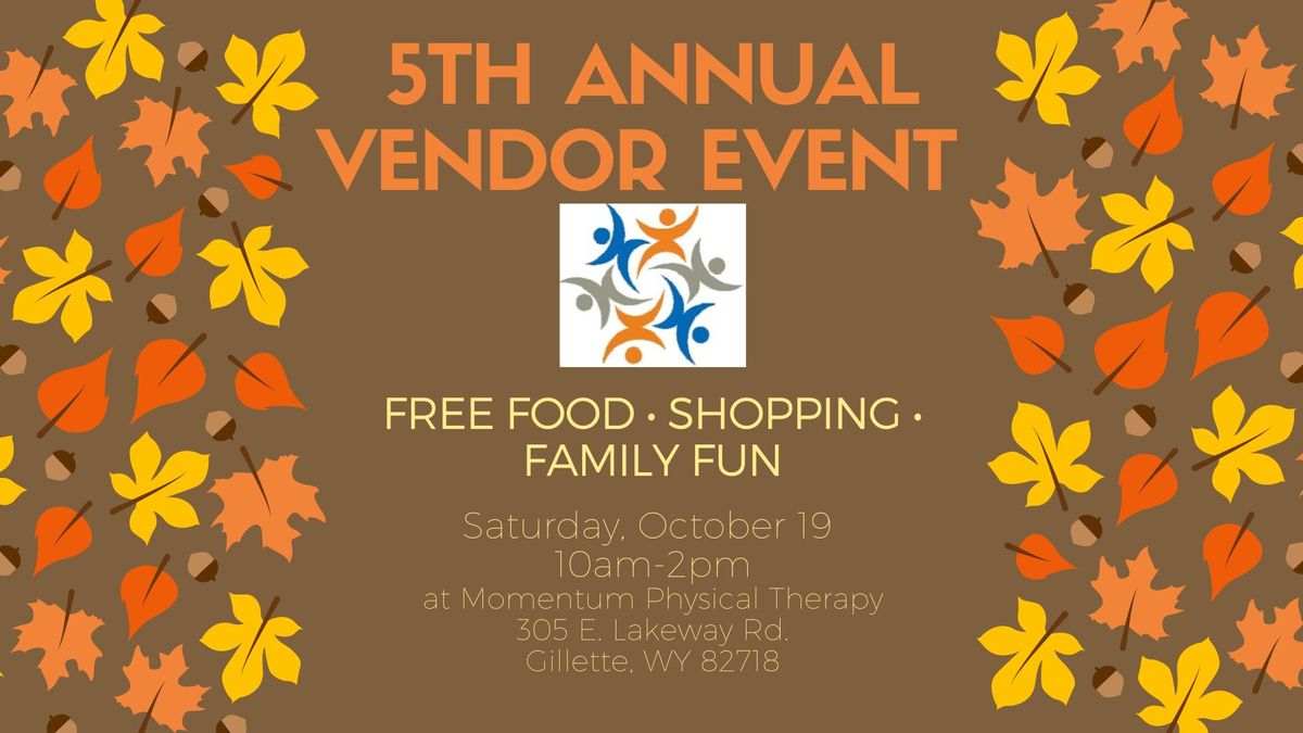 5th Annual Vendor Event