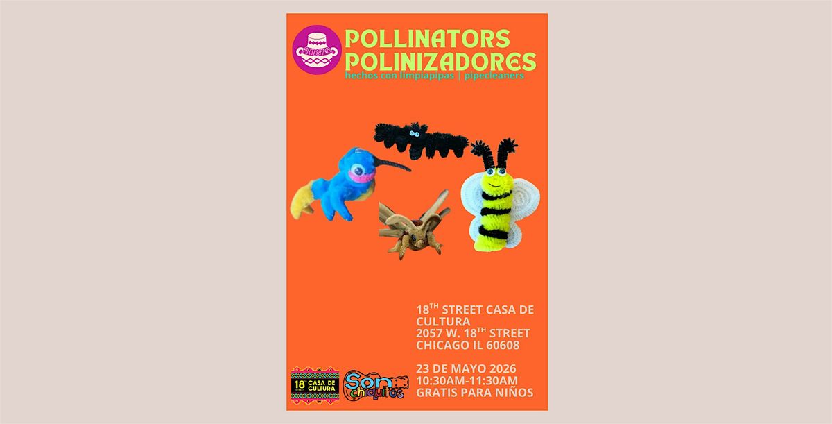 ArteSana - Polinizadores hechos con limpiapipas | Pollinators