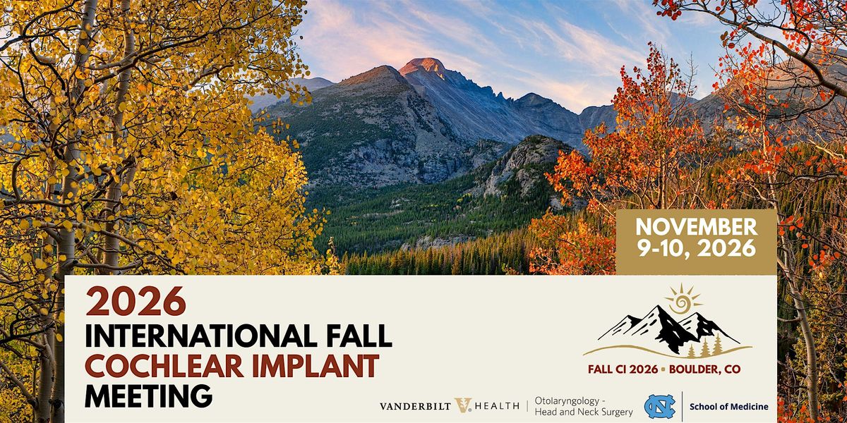 2026 International Fall Cochlear Implant Meeting