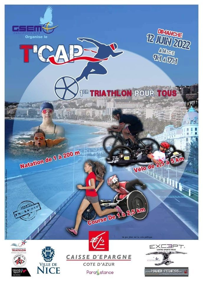 TCAP 1er Triathlon Pour Tous, Promenade des Anglais, 06200 Nice