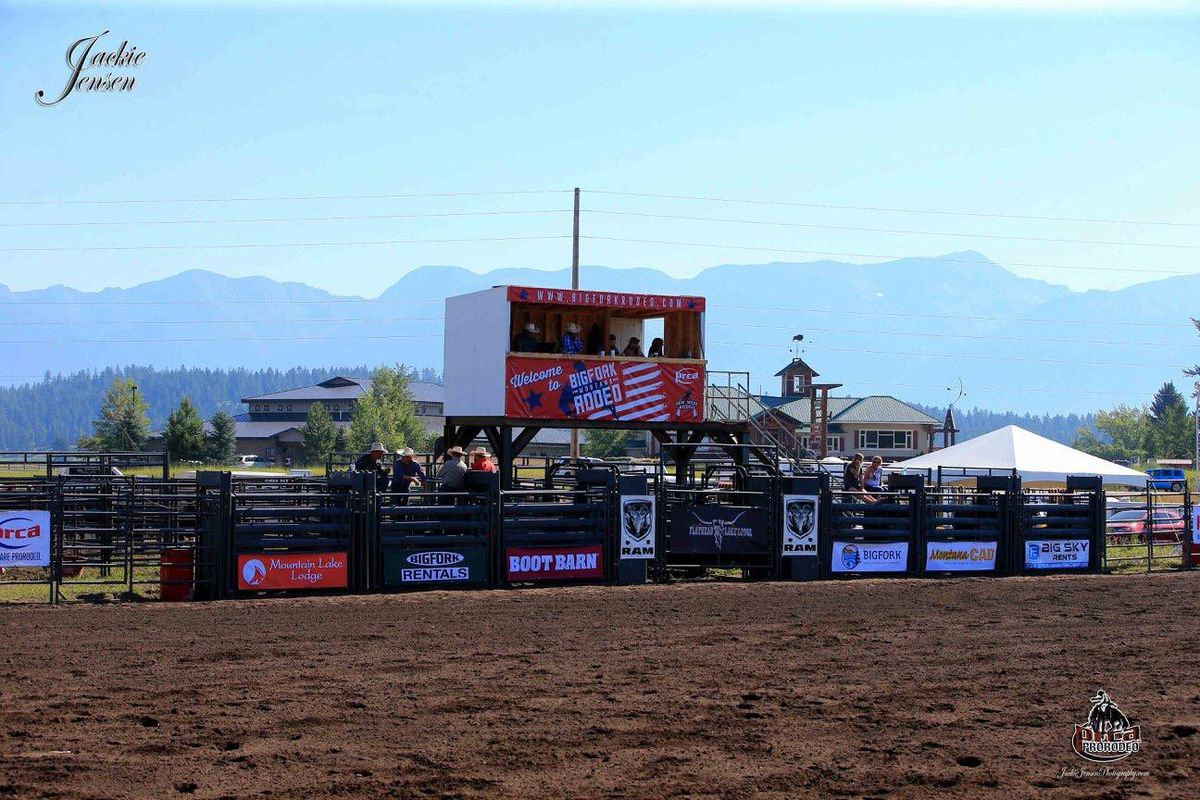 Bigfork Montana PRCA Rodeo July 5-8, 2024