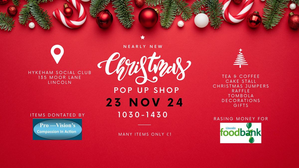 Nearly New Christmas PopUp Shop