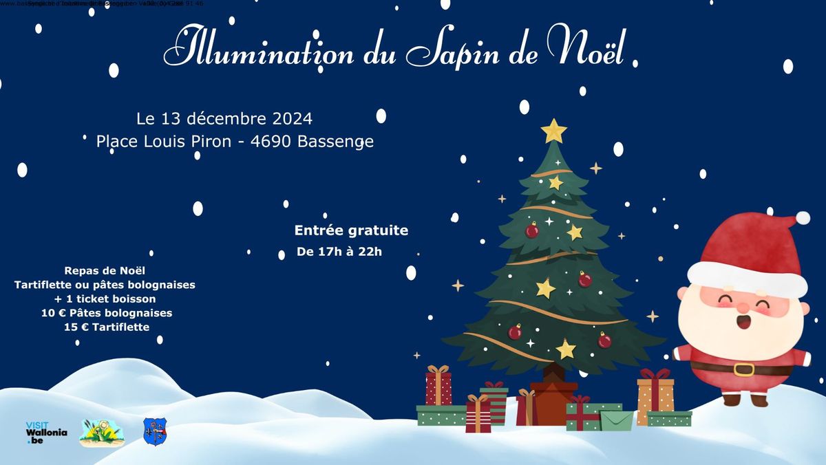 Illumination du Sapin de No\u00ebl 