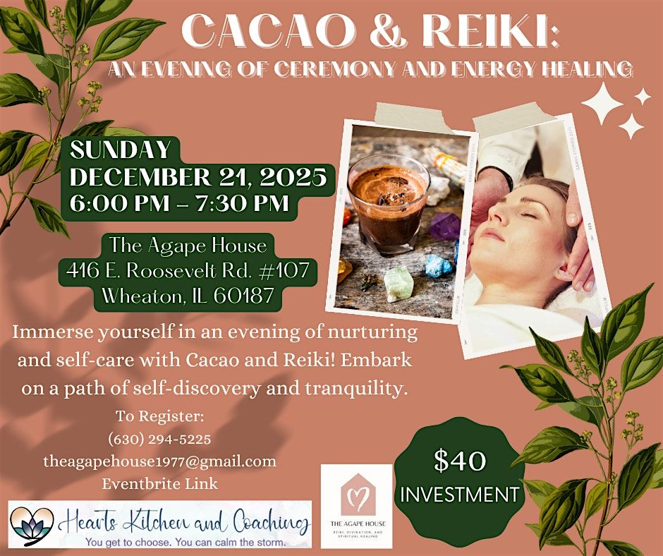 Cacao & Reiki: An evening of Ceremony and Energy Healing