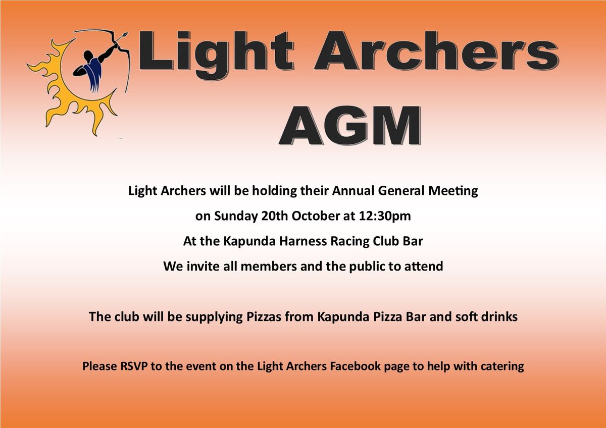 Light Archers AGM 2024