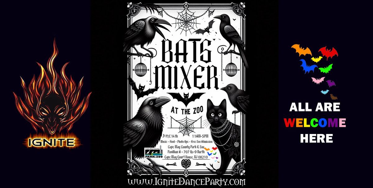 Bats Mixer at the Cape May County Zoo - Pride Edition!