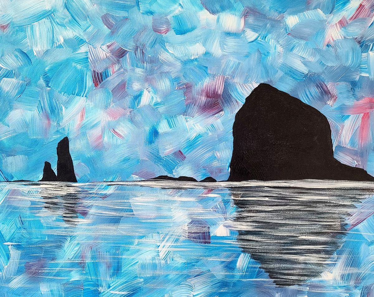 Painting Haystack Rock Workshop with Dawning McGinnis