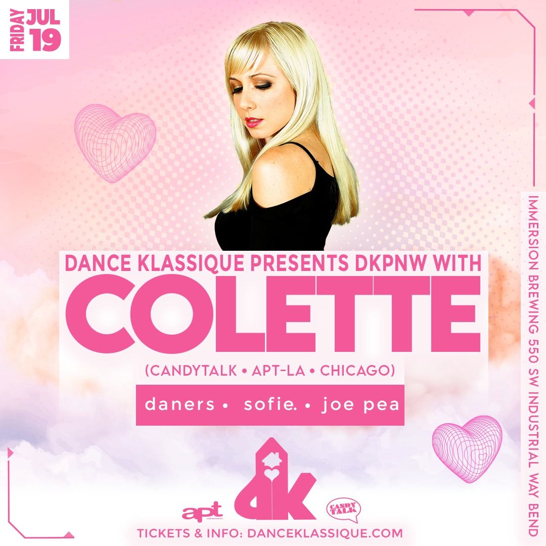 DKPNW Presents: DJ Colette (LA\/Chicago) LIVE in Bend, OR