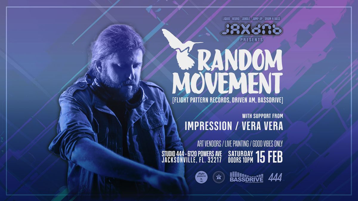 JaxDnb Presents: Random Movement (Flight Pattern, Bassdrive) - 15 Feb 2025