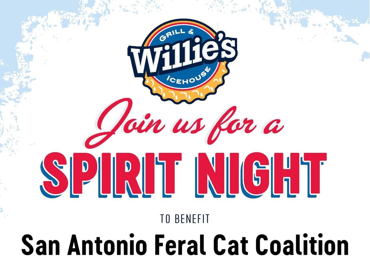 Willie's Grill and Icehouse - Spirit Night!