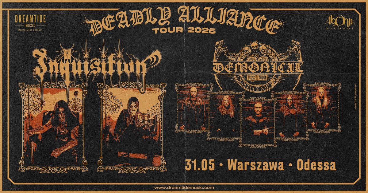 INQUISITION + DEMONICAL \/ WARSZAWA