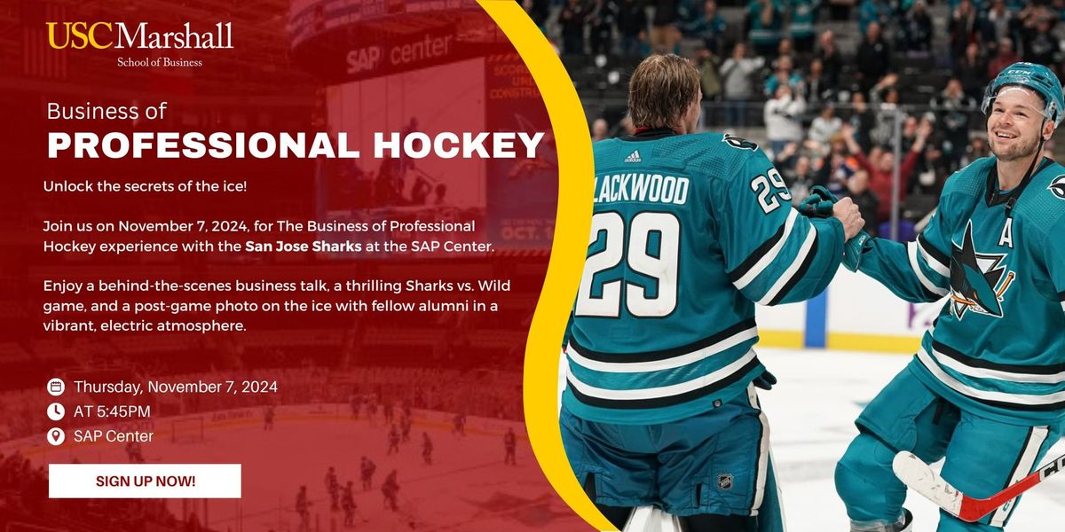 Business of Professional Hockey with SJ Sharks