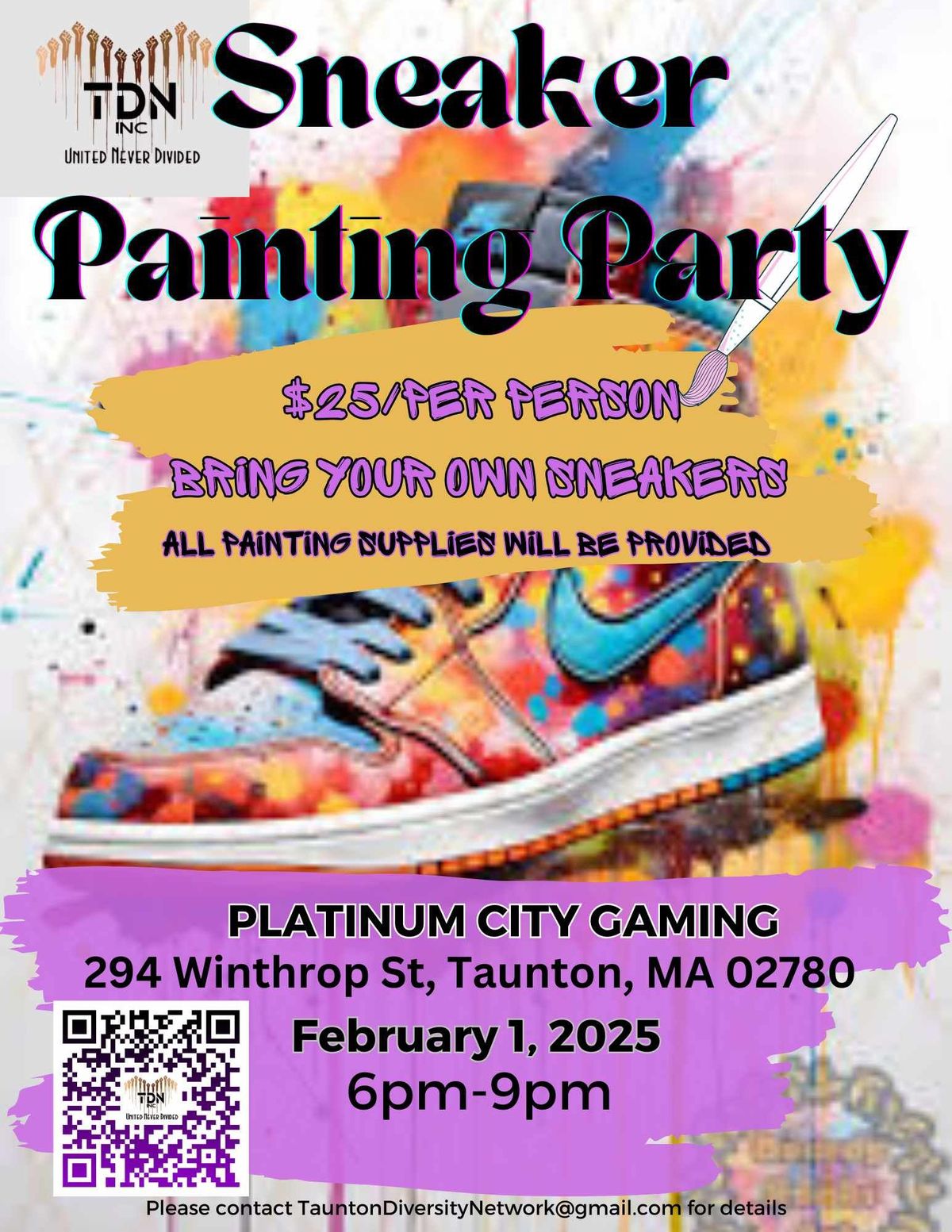 TDN Sneaker Painting Party