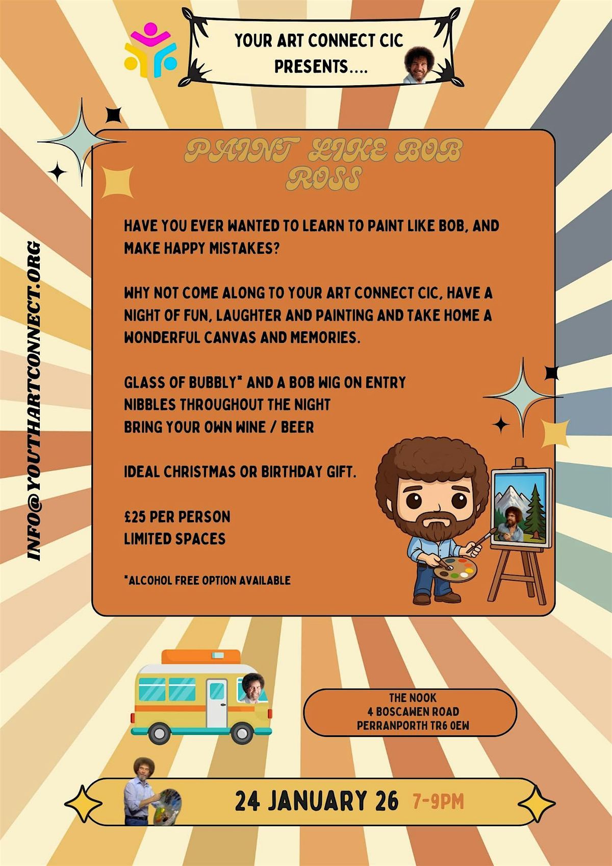 Paint Like Bob Ross night