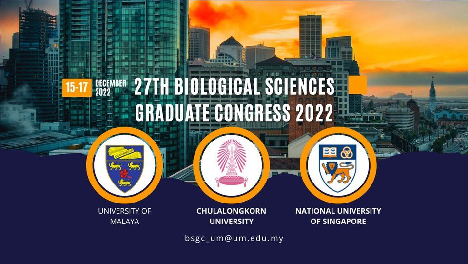 27th Biological Sciences Graduate Congress (BSGC)