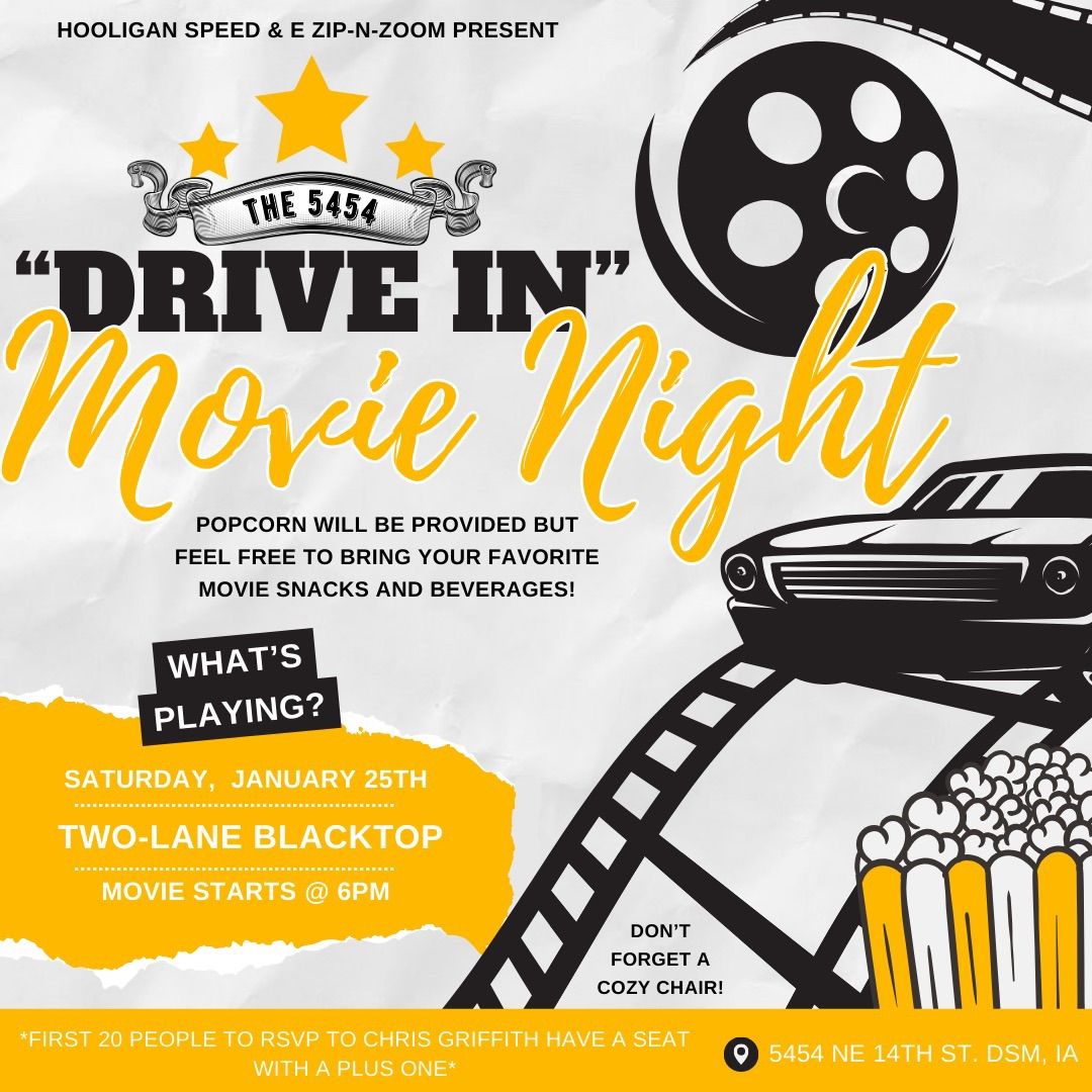 Drive in Movie night