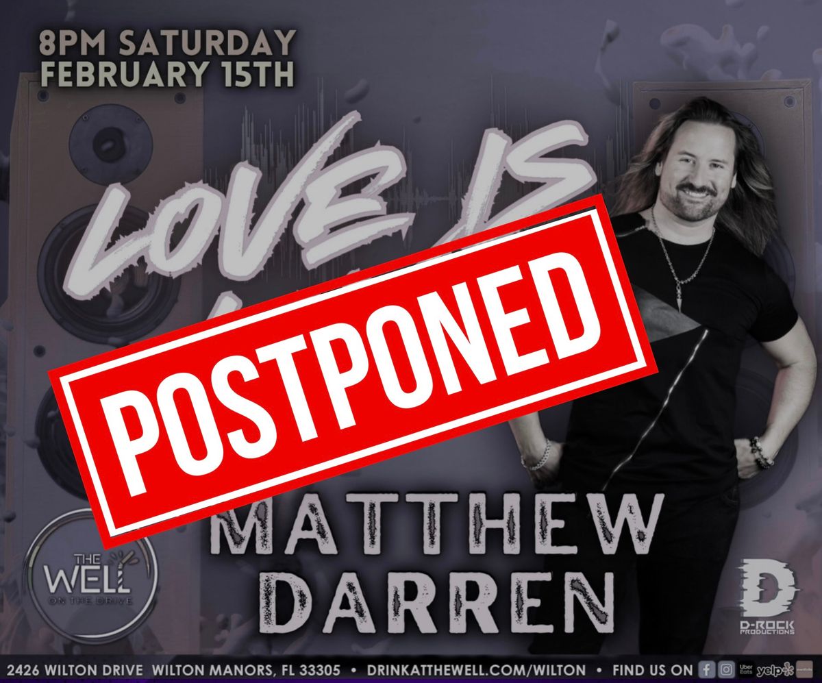 Live with MATTHEW DARREN: Love Is Love